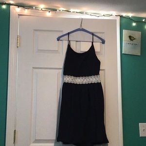Navy blue homecoming dress